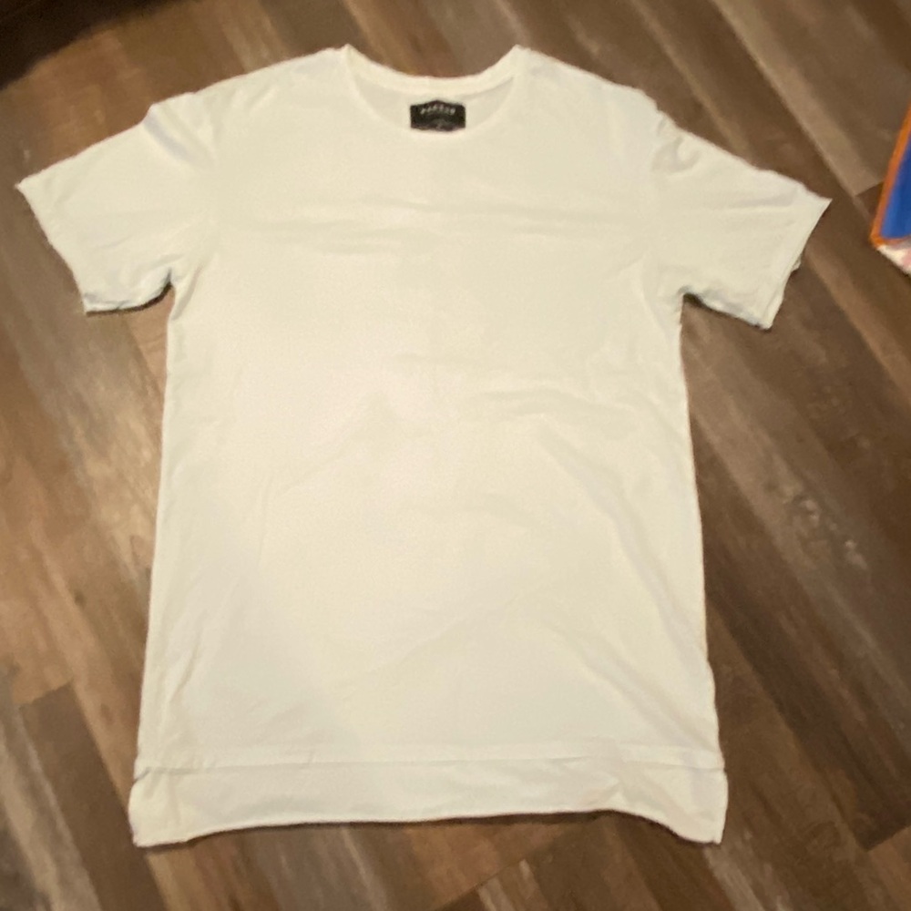 PacSun light blue Long Fit T-Shirt split side Med 120